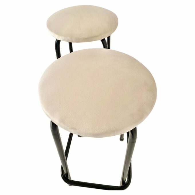 1960's Vintage industrial Stools, Set of Two