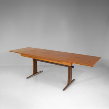 Vintage Extendible Coffee - Sofa Table, Italy 1970s
