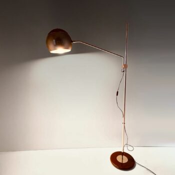 Chromed Vintage Floor Lamp, Italy 1960s