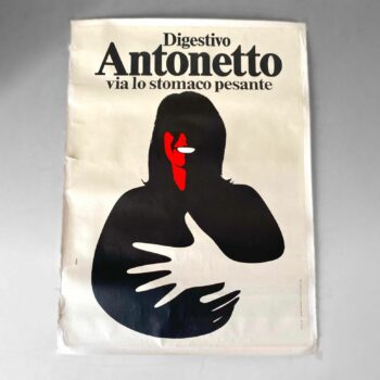 Advertising Poster Antonetto Liquor, Armando Testa, 1st Edition