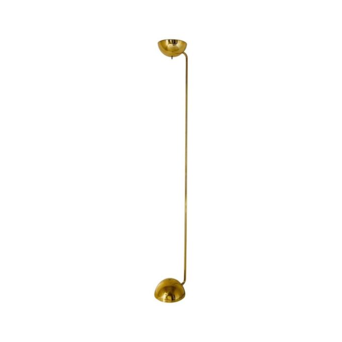 Vintage golden floor lamp, Tronconi, Italy, 1980s