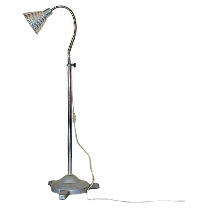 Vintage flexible floor lamp, Industrial style, Italy 1960s