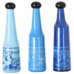 Vintage Bottle, Salvador Dali for Rosso Antico Ltd, Italy 1970s, set of three