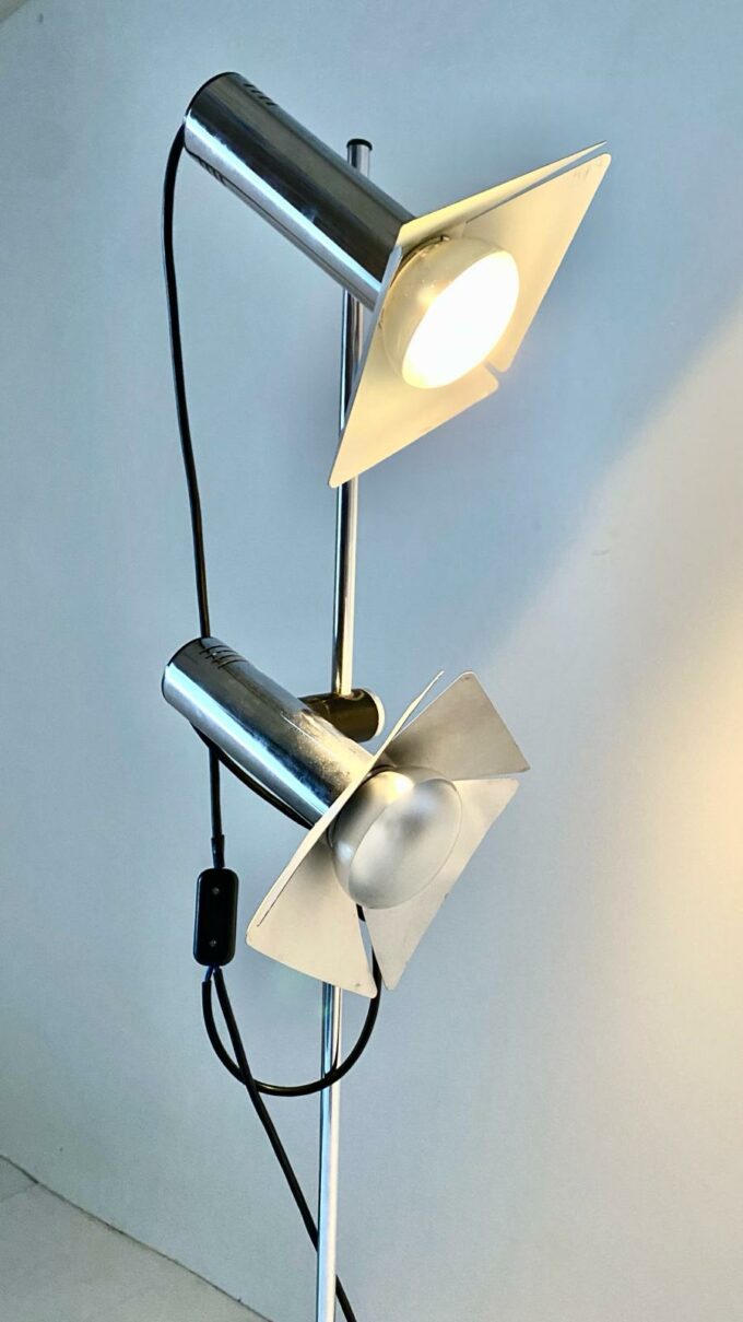 Space Age Floor Lamp with Adjustable Lights, Italy 1970s