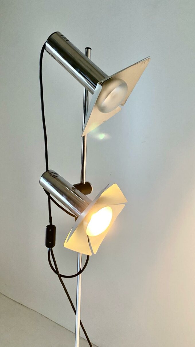 Space Age Floor Lamp with Adjustable Lights, Italy 1970s