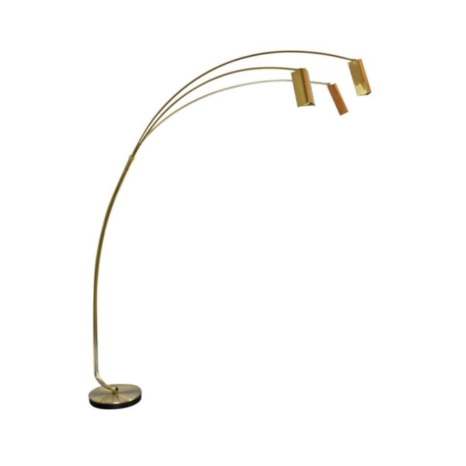 Vintage brass Floor Lamp, Italy 1970s