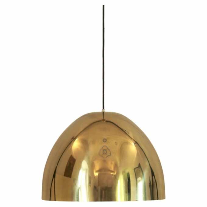 Brass ceiling chandelier, Italy 1970s