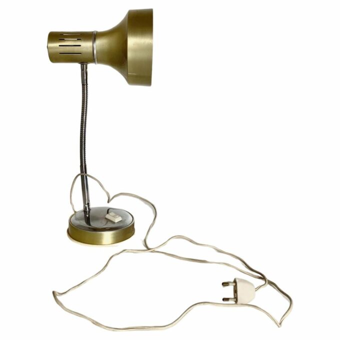 Vintage brass desk lamp, Italy 1960s