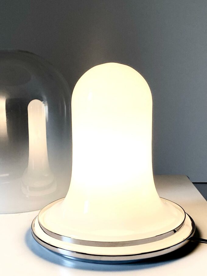 Murano glass space age table lamp, Carlo Nason, Italy 1960s