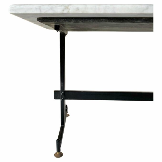 Vintage Carrara marble coffee table, Italy 1960s