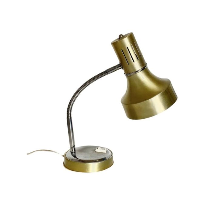 Vintage brass desk lamp, Italy 1960s