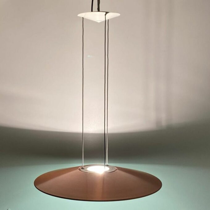 Italian Modern ufo shaped pendant, Foscarini 1980