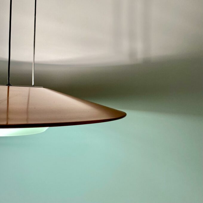 Italian Modern ufo shaped pendant, Foscarini 1980