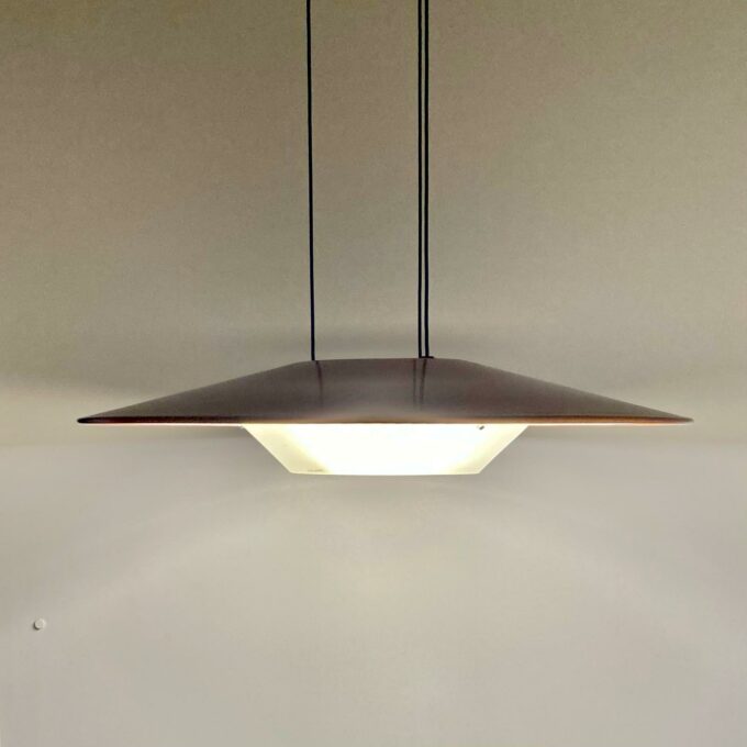 Italian Modern ufo shaped pendant, Foscarini 1980