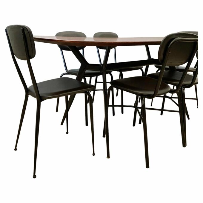 Midcentury modern dining set, Italy 1960 's