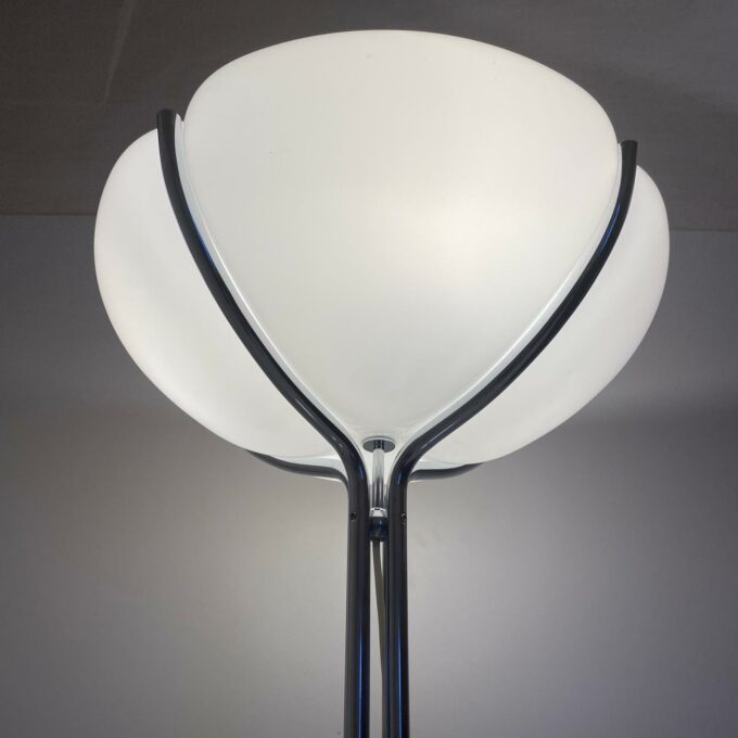 Mid Century Modern " Quadrifoglio " Floor Lamp, Harvey Guzzini, Italy