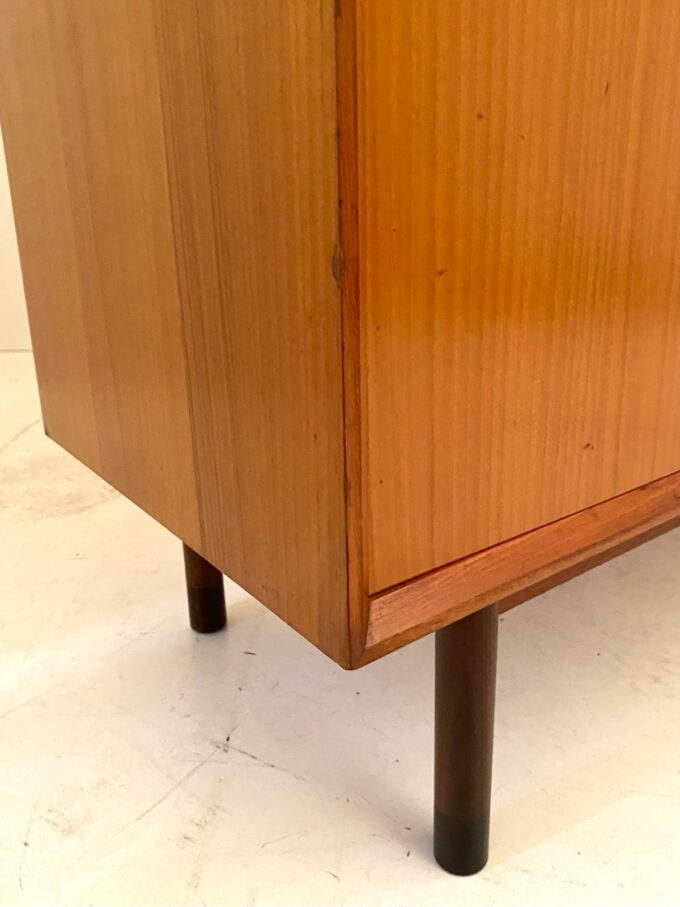 Mid century Modern, Beech wood cabinet, George Coslin for FARAM, Italy 1960 's