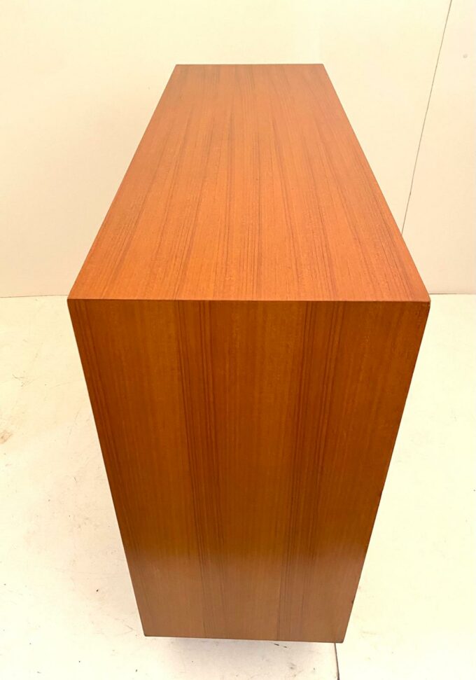 Mid century Modern, Beech wood cabinet, George Coslin for FARAM, Italy 1960 's