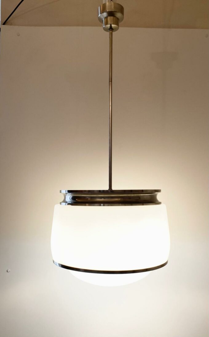 Italian Mid Century Modern "Kappa" Ceiling Pendant, Sergio Mazza for Artemide