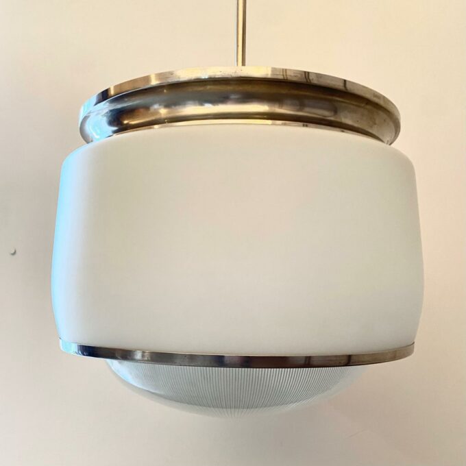 Italian Mid Century Modern "Kappa" Ceiling Pendant, Sergio Mazza for Artemide