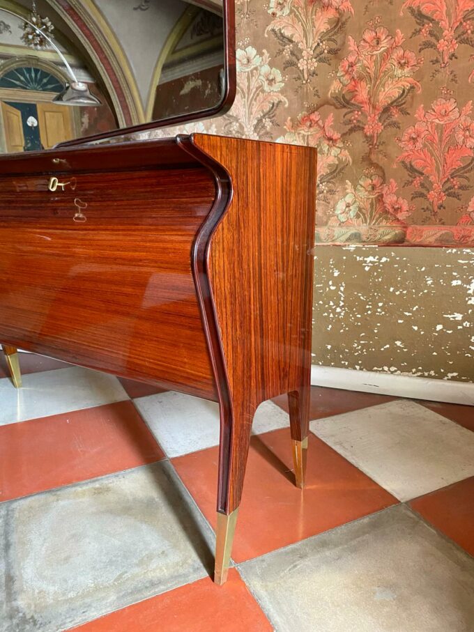 Big Mahogany Sideboard, Osvaldo Borsani