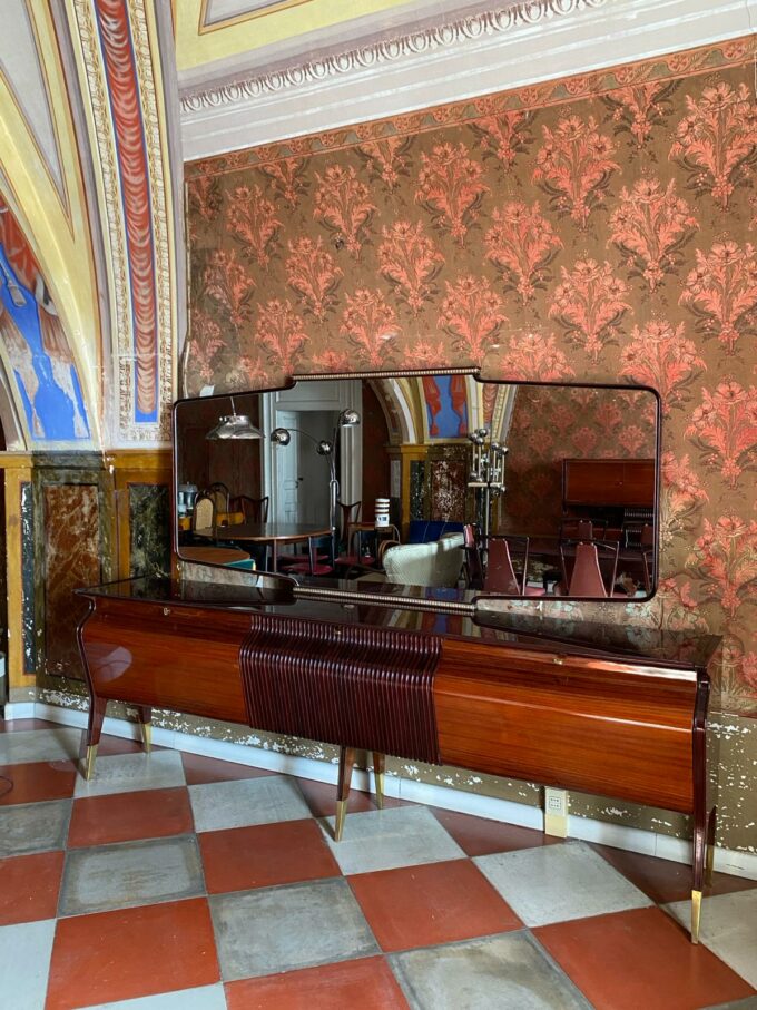 Big Mahogany Sideboard, Osvaldo Borsani