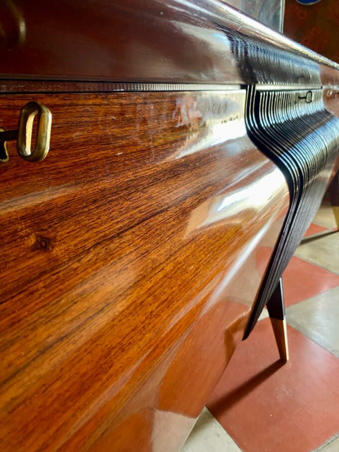 Big Mahogany Sideboard, Osvaldo Borsani