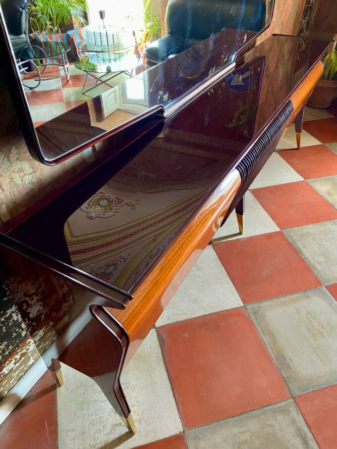 Big Mahogany Sideboard, Osvaldo Borsani