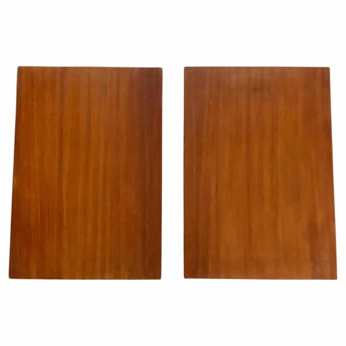 Mid Century Modern Vintage Teak side tables, set of two