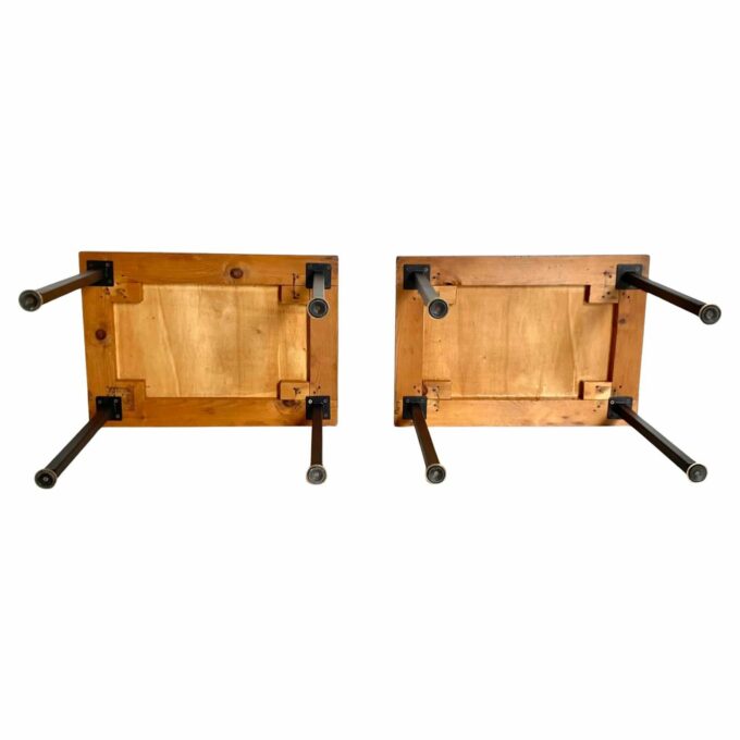 Mid Century Modern Vintage Teak side tables, set of two