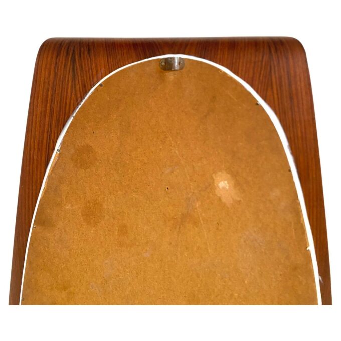 Mid Century Modern Wood Wall Mirror, Campo e Graffi