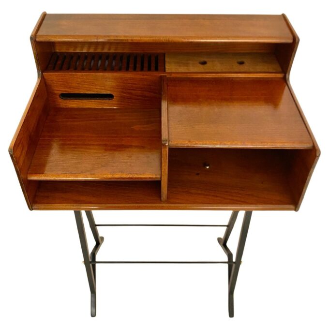 Mid Century Modern Vintage Wood Console Table, FIMSA