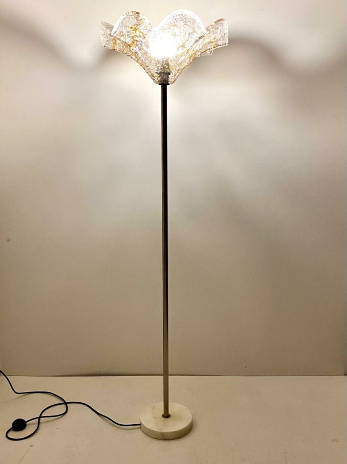 Midcentury Modern Murano Floor Lamp, Italy 1960