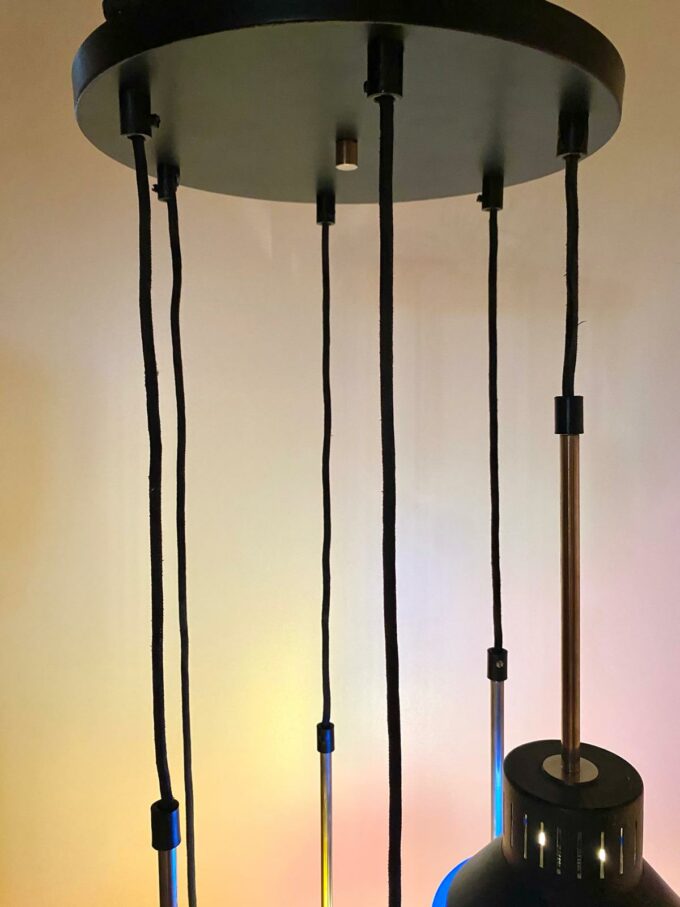 Midcentury Modern Italian Cascade Chandelier