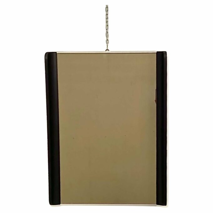 Midcentury Modern Barber Shop Wall Mirror, Italy 1970