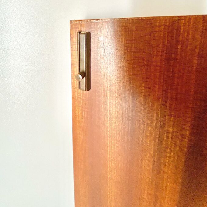 Mid Century Modern Teak Cupboard in Scandinavian Style