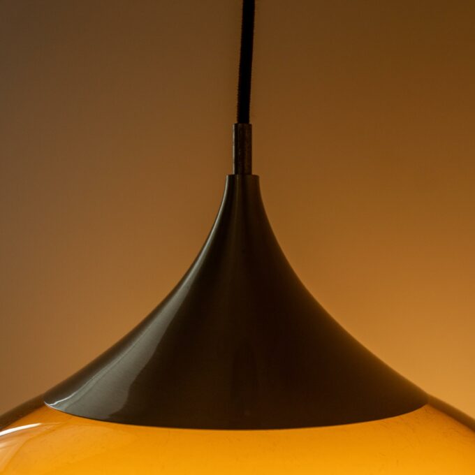 Mid Century Modern Stilnovo Pendant, Model 1238, Italy 1960s - Image 8