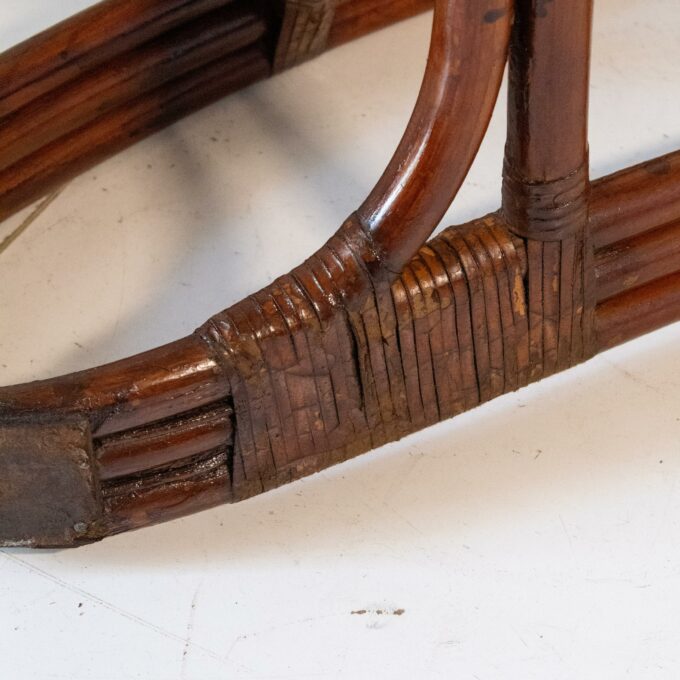 Bamboo Armchair in the style of Tito Agnoli, Italy 1960s - Image 11