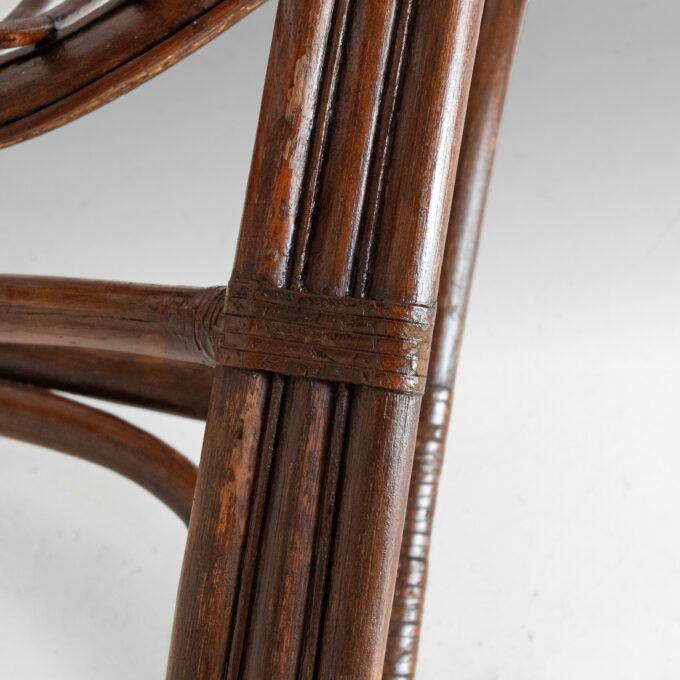 Bamboo Armchair in the style of Tito Agnoli, Italy 1960s - Image 15