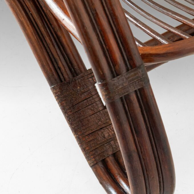 Bamboo Armchair in the style of Tito Agnoli, Italy 1960s - Image 17