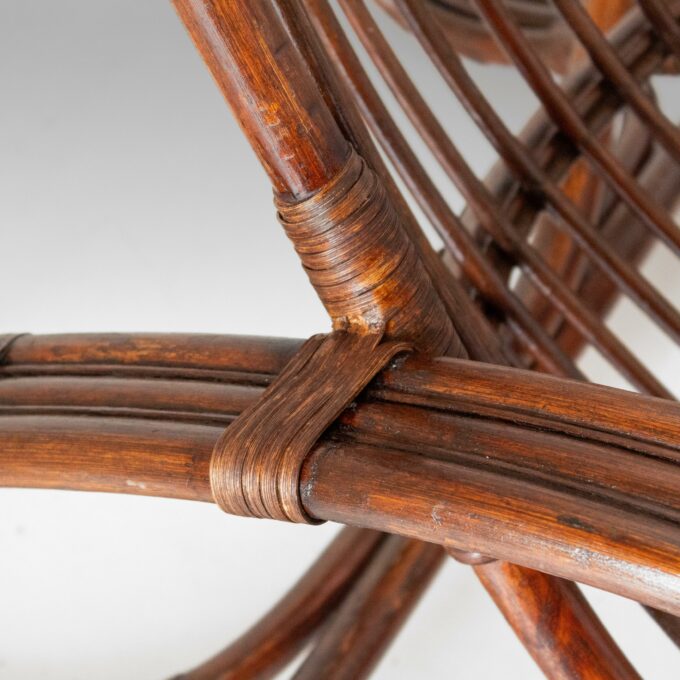 Bamboo Armchair in the style of Tito Agnoli, Italy 1960s - Image 18