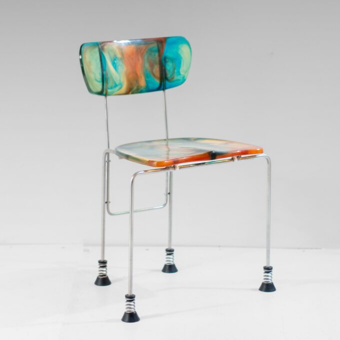 Italian Design Chair " Broadway " by Gaetano Pesce for Bernini, 1993