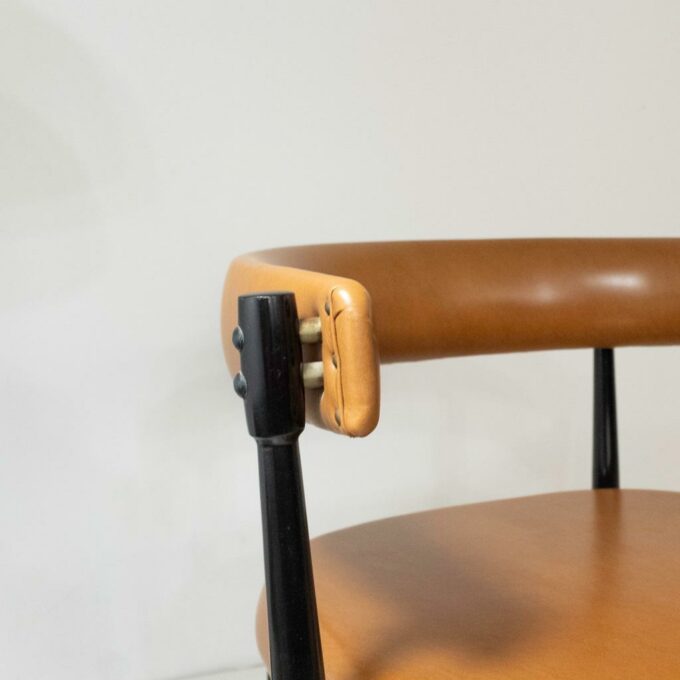 Vintage Italian Design Office Chair, Design Flam Sansoni for A. Dal Vera e Figli - Image 7