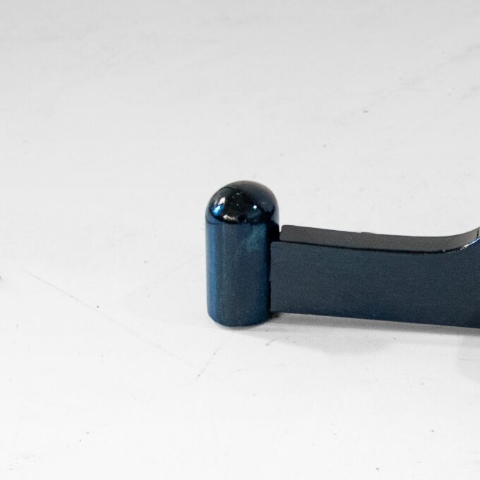 1970s Italian Modern Dark Green Glazed Wood Coat Rack - Image 7